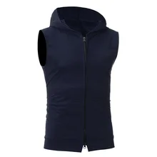 Мужская одежда с перекрестной каймой для Amazon внешней торговли, спортивный жилет, мужской повседневный жилет, простой однотонный кардиган, жилет