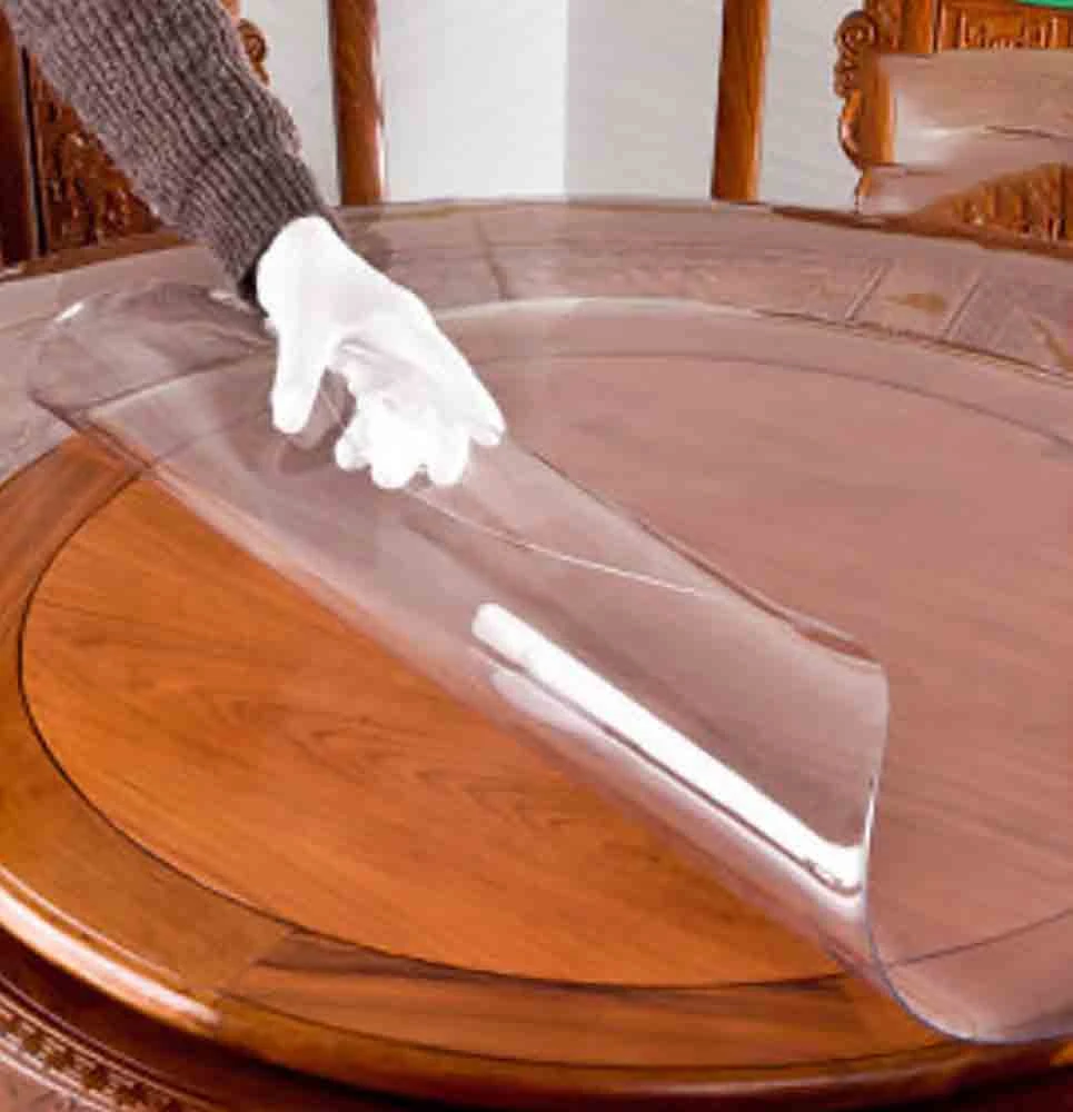 respirar Grasa Sueño Protector de cubierta de mesa transparente, Almohadillas protectoras de  escritorio transparentes de 1,0mm de espesor, Protector de mesa de plástico  para tableta de comedor|Manteles| - AliExpress