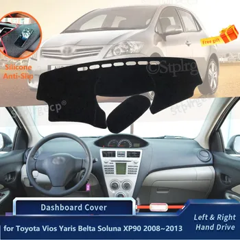 

for Toyota Vios Yaris Belta Soluna XP90 2008~2013 Anti-Slip Mat Dashboard Cover Pad Sunshade Dashmat Carpet Car Accessories