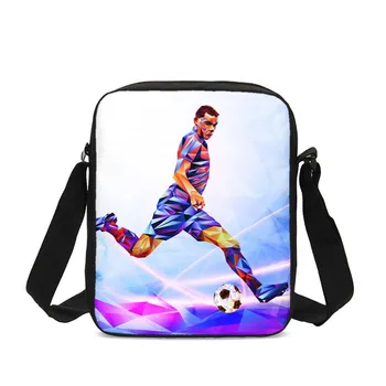

Mini Crossbody Bags For Boys Girls Cool Passion Sports Football 3D Printing Messenger Bags Handbags Kids Sling Bags Sac A Main