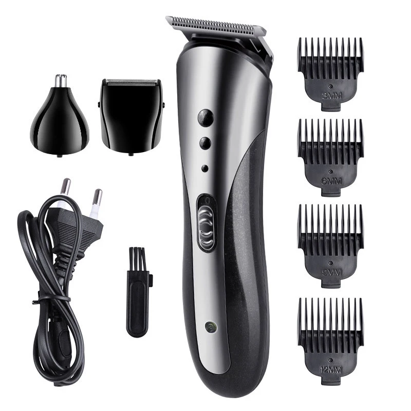 Kaufen Friseur Elektrische Haar Clipper Glatze Bart Haar Trimmer für Männer Cutter Wiederaufladbare Elektrische Haarschnitt Maschine