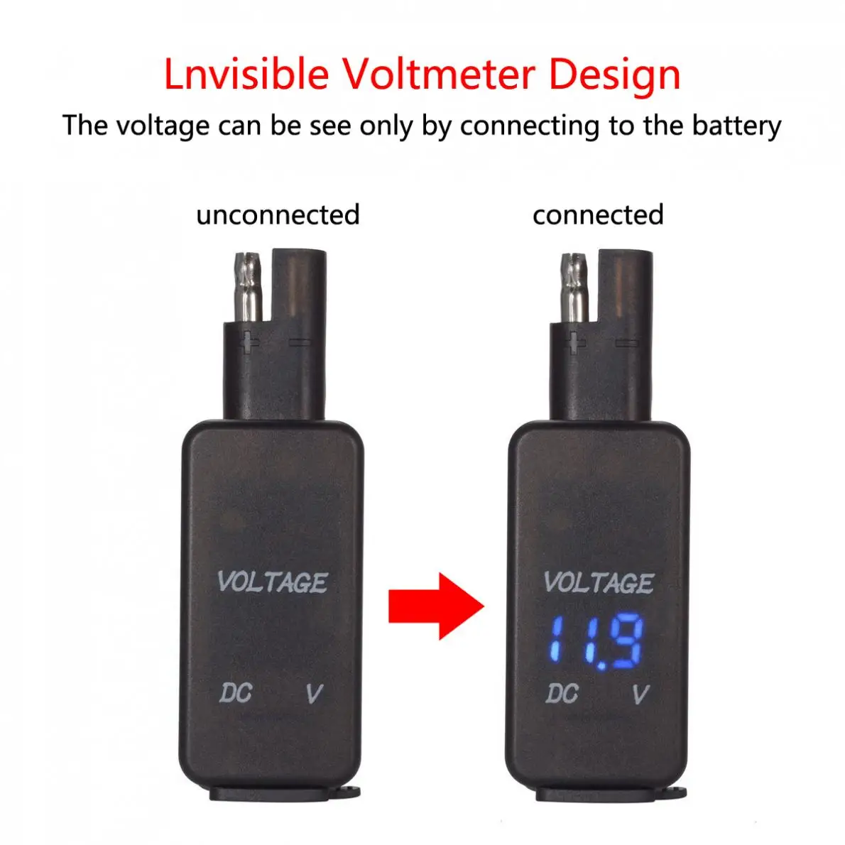 12 V-24 V 2.1A SAE Dual USB Кабель-адаптер Водонепроницаемый Мощность розетка смарт-телефонов и планшетных gps Зарядное устройство вольтметр для автомобиля мотоцикла лодка
