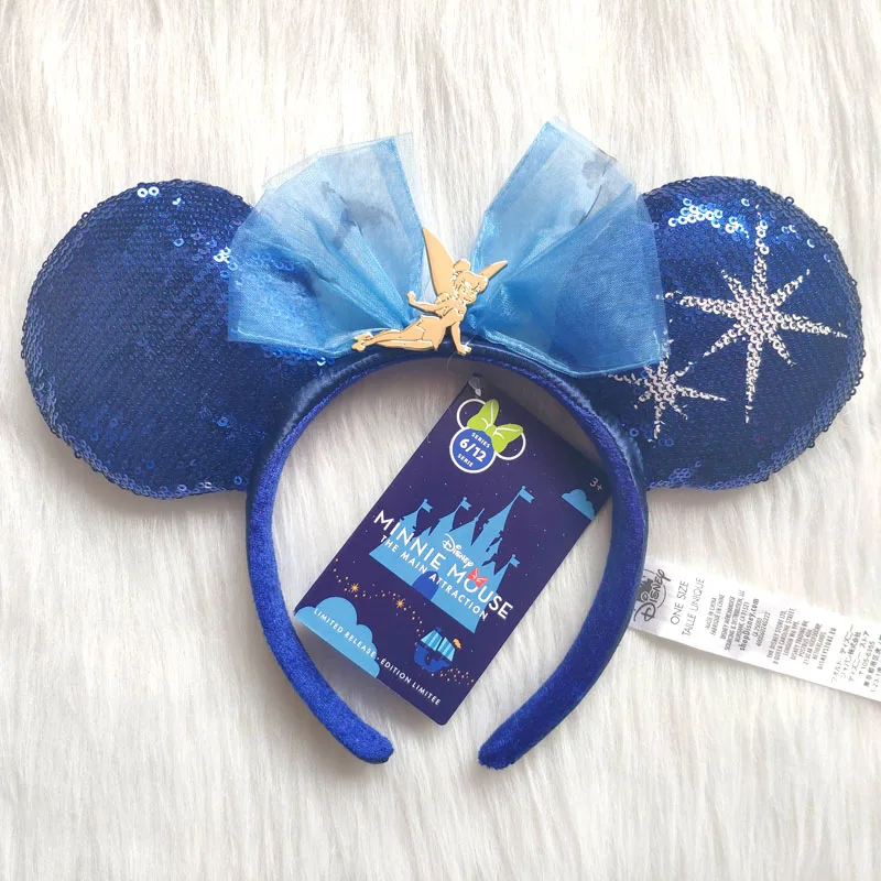 Disney Mickey Mouse Headband Disneyland Minnie Ears Plush Headwear for Children Boy Girl Beauty Toys Cosplay Party Decoration,hair accessories,makeup toy,princess pretend toys