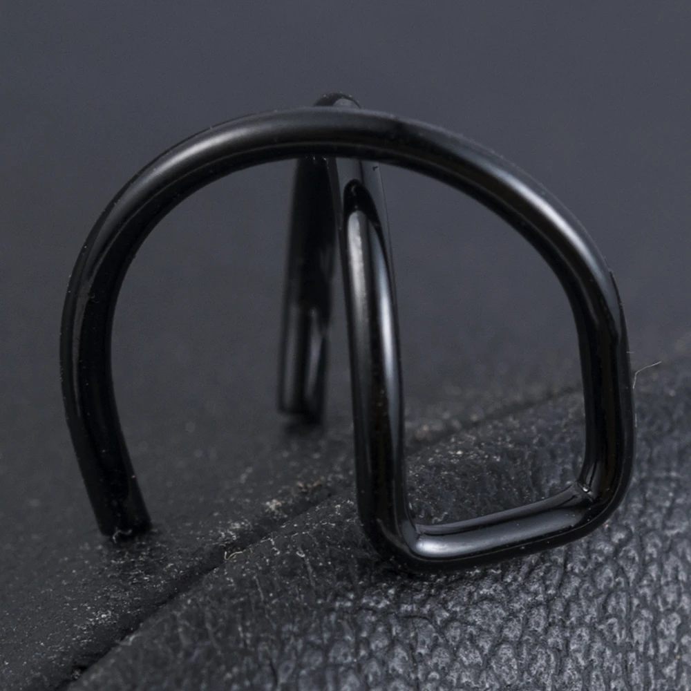 Korean Style Simple cross double Clip Earrings For Women Fashion Trendy Girls Holiday Jewelry gold,silver,black 3 colors choose