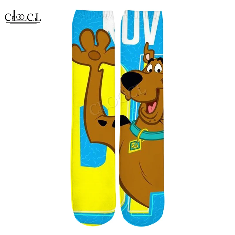 

CLOOCL Newest Cartoon Anime Scooby Doo 3D Printed 2020 New Fashion Men Women All-match Harajuku Hot Selling Straight Socks