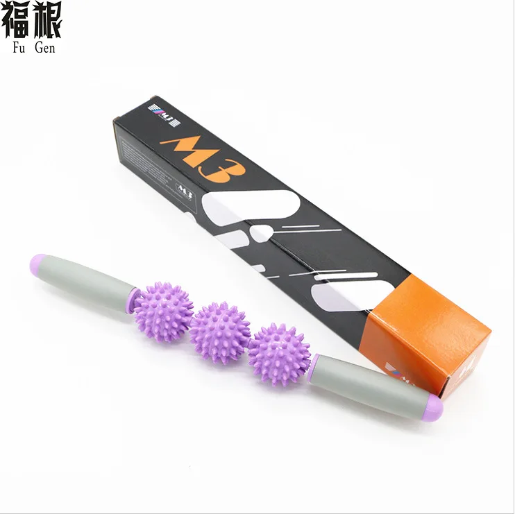 Yin's Hedgehog Ball Relaxing Muscle Massage Sports Roller Yoga Wand Hedgehog Massage Rod Relaxing Fascia Rod Wholesale