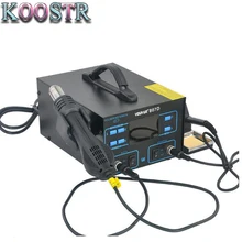 UYUE 887D Расширенный ЖК-цифровой термостат Регулируемая паяльная станция для распайки фена BGA сварочная станция