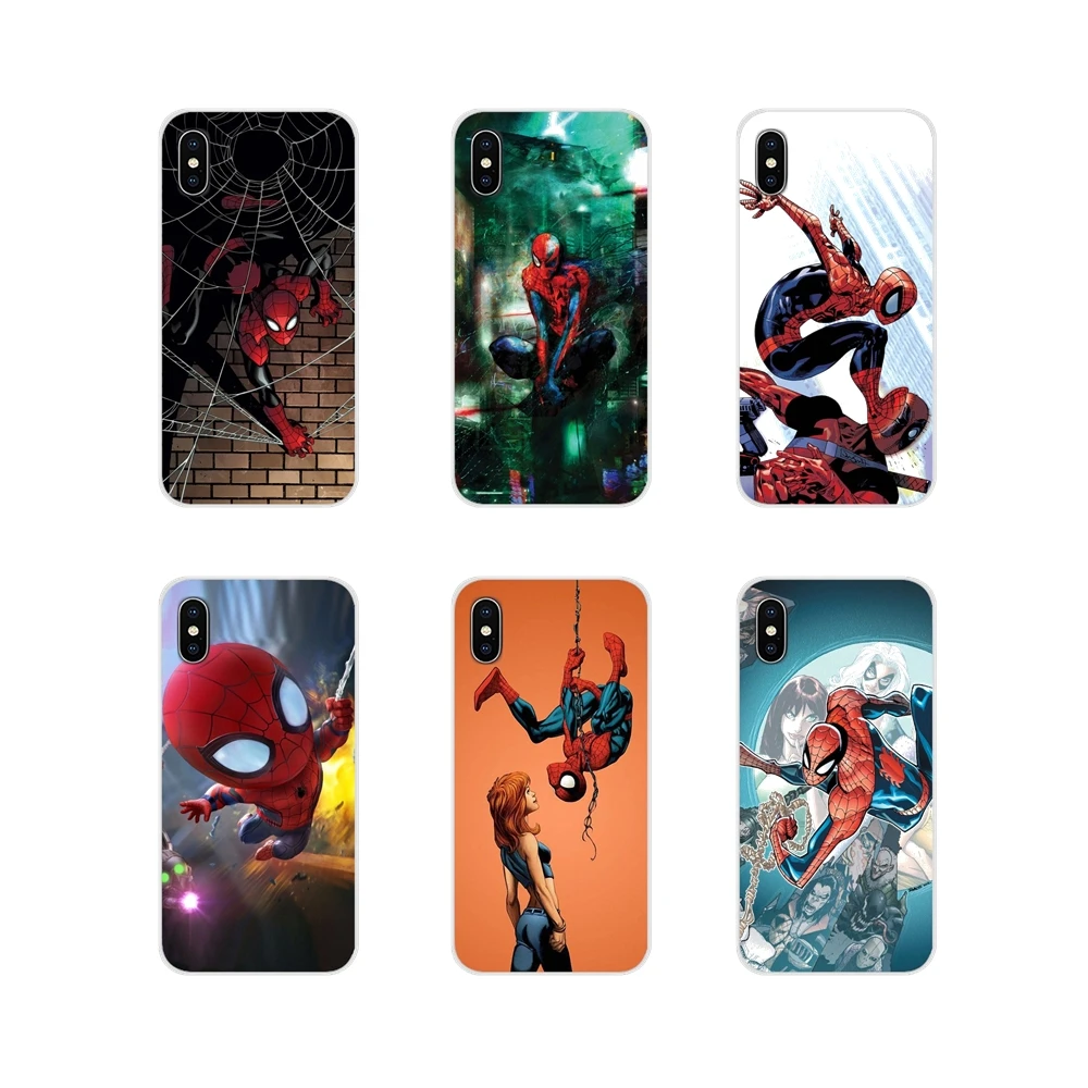 

For LG G3 G4 Mini G5 G6 G7 Q6 Q7 Q8 Q9 V10 V20 V30 X Power 2 3 K10 K4 K8 2017 TPU Shell Case Marvel Spider-Man Spider Man Comics