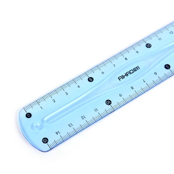 

1Pcs/Lot Double Scale Soft Ruler Infinite Bending 15cm Students Ruler Office Stationery Rulers