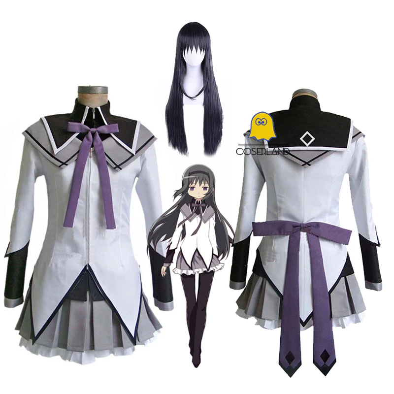 Комплект с юбкой для костюмированной вечеринки Puella Magi Madoka Magica Homura Akemi костюм