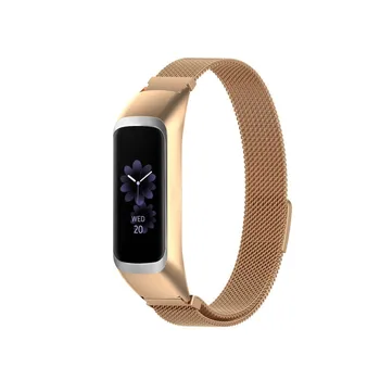 

For Samsung Watch Band Replacement, Magnet Adsorption Stainless Steel Strap For Galaxy Fit-e R 375 Accessories