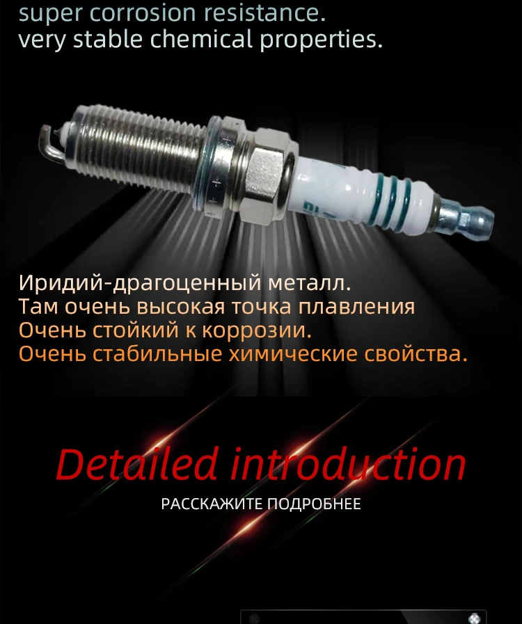 4 шт. 90919-01253 SC20HR11 новая иридиевая Свеча зажигания для Toyota Corolla Axio Allion Prius Fielder Harrier Lexus Spade Auris