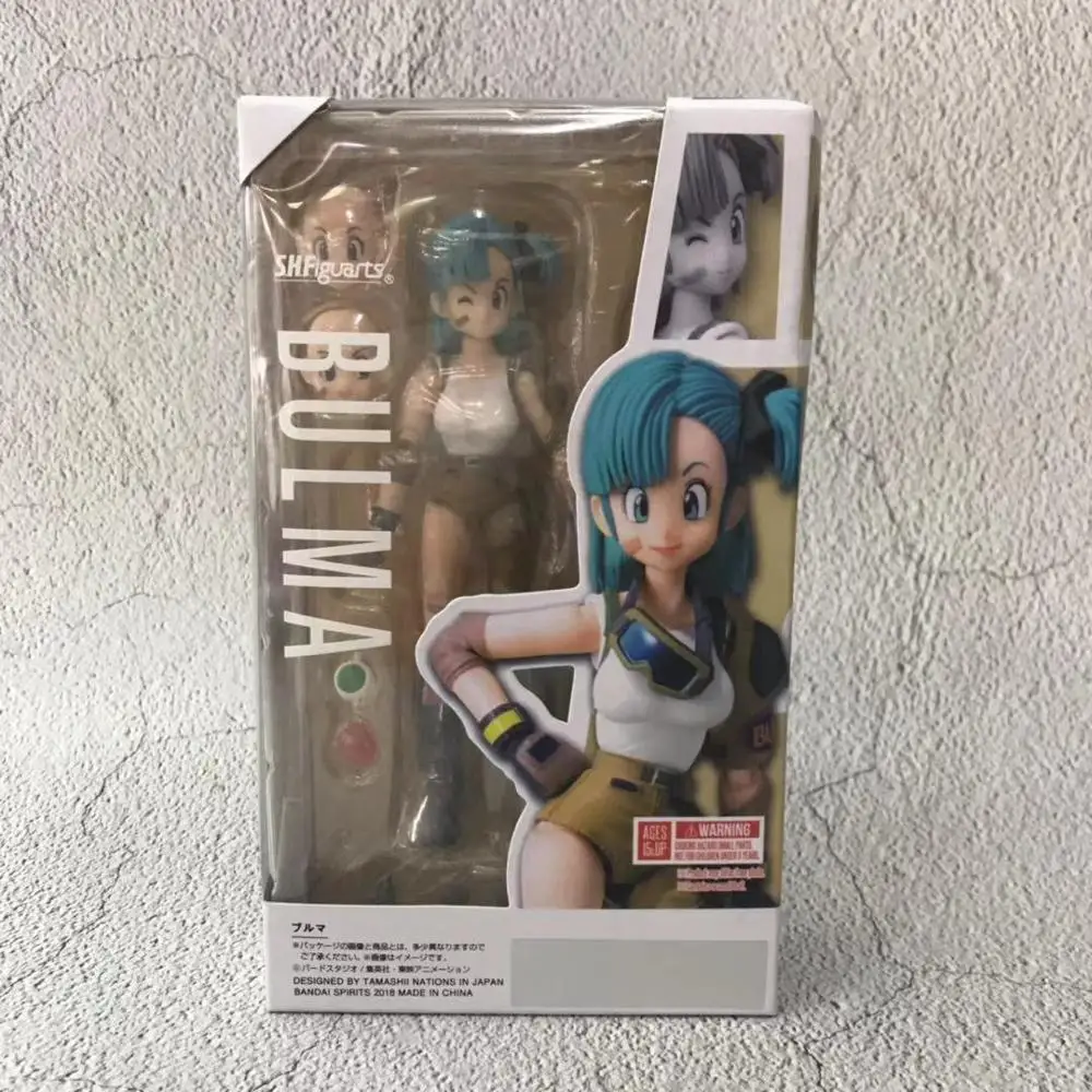 Dragon Ball Z Bulma подвижные фигурки ПВХ Коллекционная модель игрушки brinquedos для подарка на Рождество - Цвет: with retail box