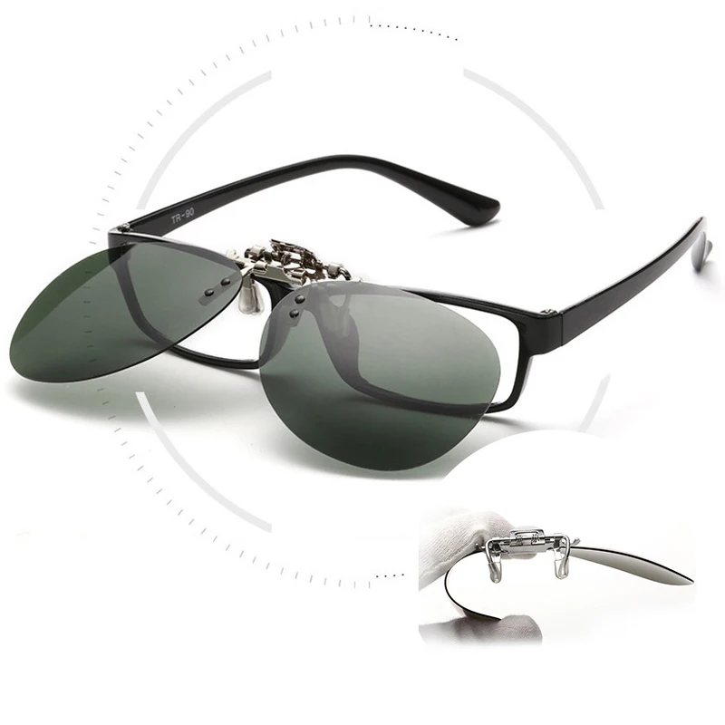 flip up clip on sunglasses for prescription glasses