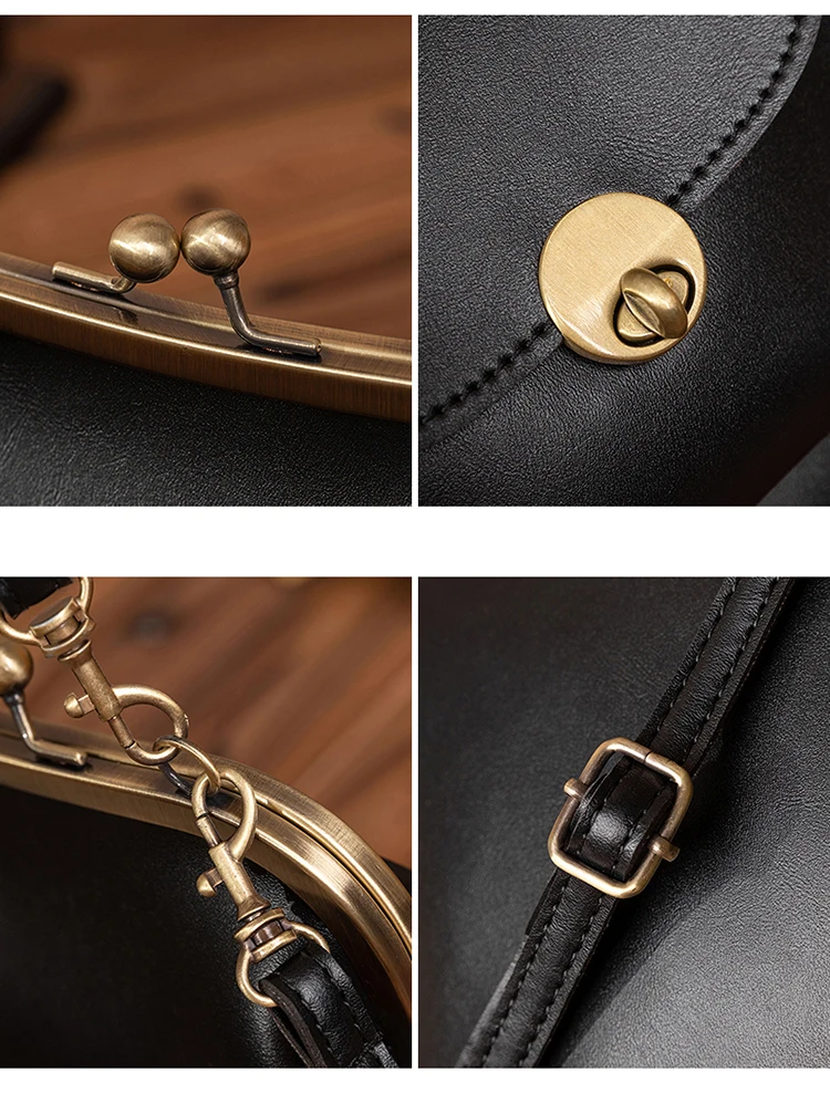 kiss lock shell bag bags pu leather women shoulder crossbody women's handbags (21)