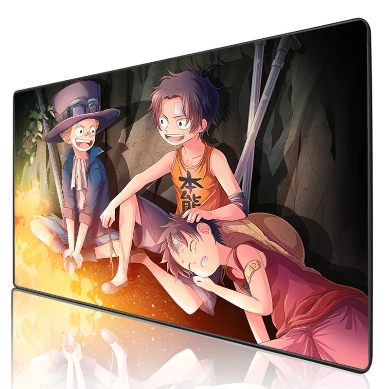 

Mairuige One Piece Three Boys Animation Mouse Pad Game Player Machine Accessories Computer Notebook Wireless Keyboard Mouse Pad