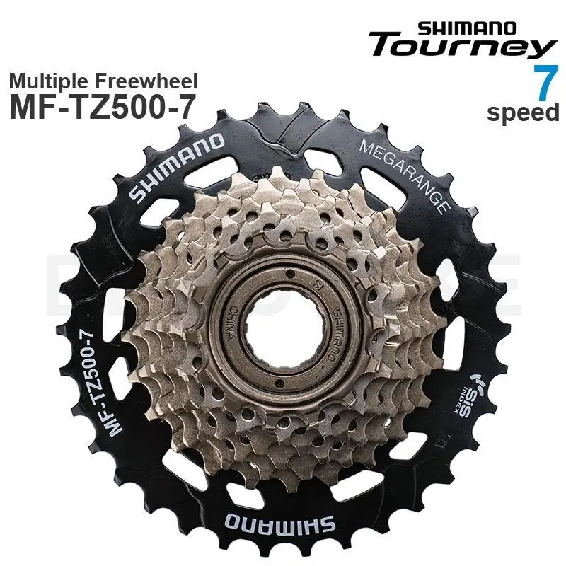 Shimano 7 Speed MF-TZ500-7 Freewheel 14 - 28T Teeth for