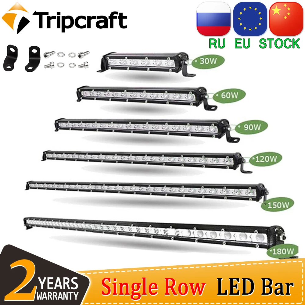 LED light bar Tripcraft Single Row Super Slim LED Light Bar 7