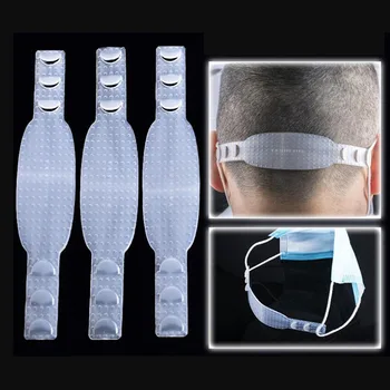 

10Pcs Anti-Slip Mask Ear Grip Extension Hook Masks Buckle Holder Face Mask Ear Hooks Extension Buckle Adjustable Earache Fixer