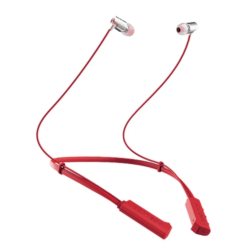 Dzat Dr-20B отрицательных ионов беспроводной Висячие шеи Тип Bluetooth наушники-вкладыши Универсальный сабвуфер долгий режим ожидания может ответить на Ph
