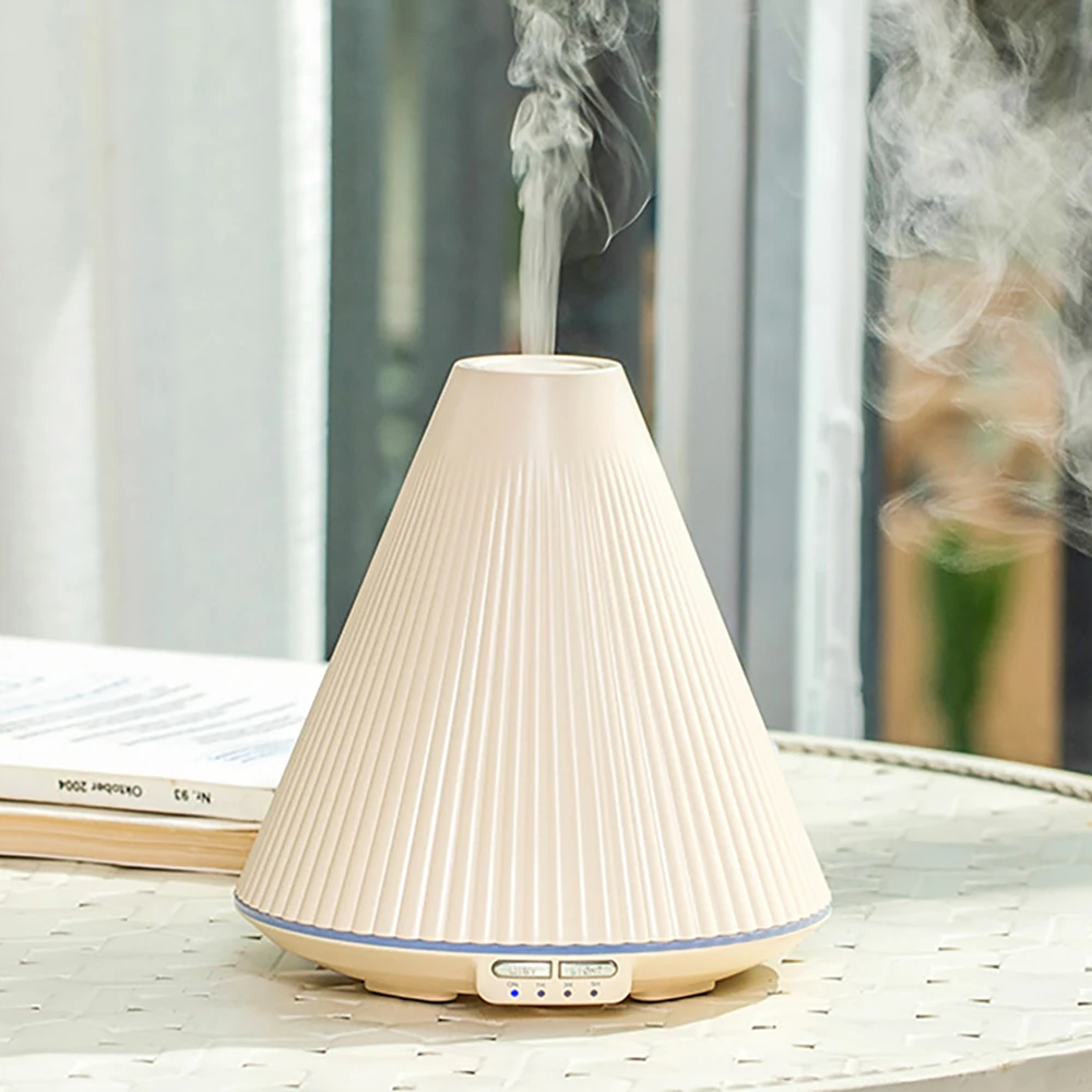 

Creative Volcano Air Humidifier Ultrasonic Aromatherapy Essential Oil Diffuser for Scent Humidity Control Household Appliances