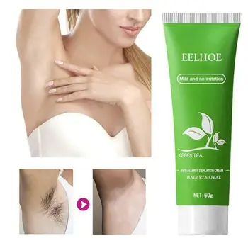 

60g Hair Removal Cream Powerful Permanent Painless Stop Hair Growth Inhibitor Shrink Pores Skin Smooth Repair Skin Essence TSLM2