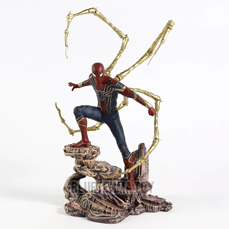 Мстители Железный Паук статуя человека-паука KO's Iron Studio ПВХ Фигурки Игрушка Фигурка подвижные когти статус Brinquedos