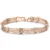 585 Rose Gold Curb Snail Foxtail Venetian Link Chains Bracelets for Women & Men 22