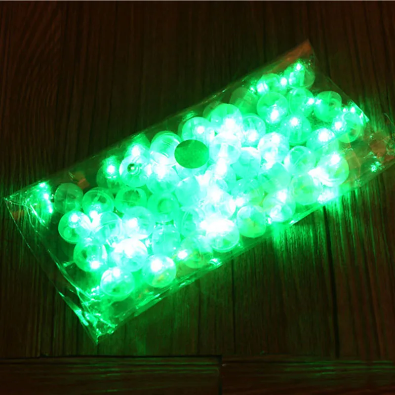 green light 30 шт./лот, высокая яркость, светодиодный светильник для воздушных шаров, светящиеся вспышки, шаровые лампы для бумажный фонарь воздушный шар, украшение для дня рождения, мини-шар - Цвет: green light