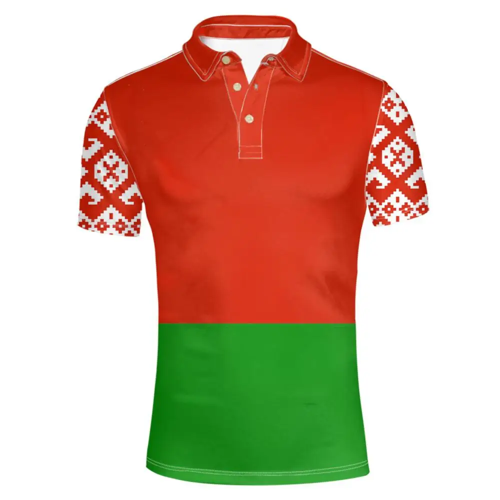 BELARUS youth custom made name number print photo gray blr country Polo shirt by diy russian nation flag Belarusian clothing | Мужская