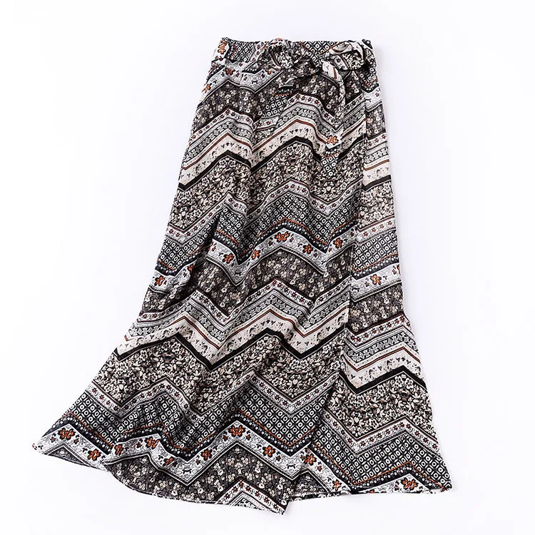 

Special Offer WOMEN'S Dress Processing Autumn Korean-style High-waisted Casual Floral Elegant A- line Skirt 7.4