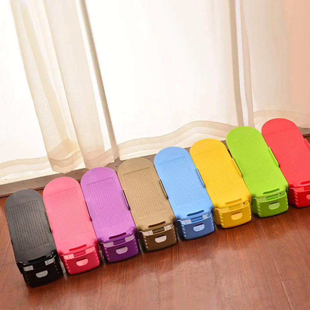 

Shoes-shelf adjustable double thick shoe rack storage rack save space storage box colorful wall shelf stand bathroom shelves