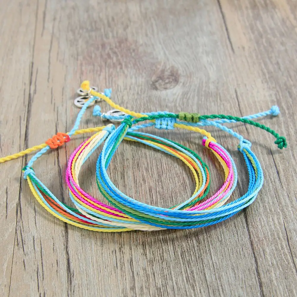 

KELITCH 2020 Bracelets New Handmade Bohemian Woven Wrap Fashion Adjustable Bracelet homme stranger things