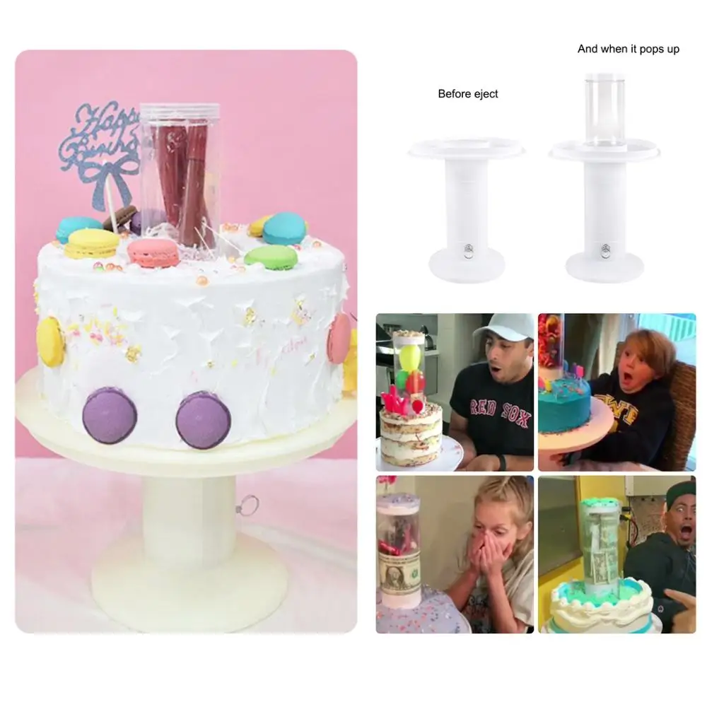 

Staraise Cake Stand Surprise Money Gift Props Making Surprise For Birthday Cake Banquet Party Popping Cake Stand Surprising Gift