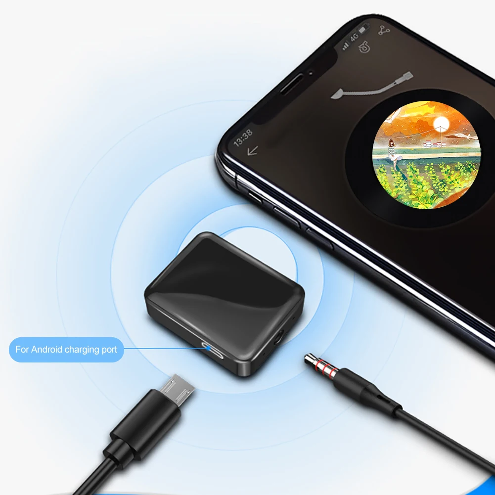Портативный 2 в 1 беспроводной Bluetooth 4,2 передатчик приемник аудио музыкальный адаптер
