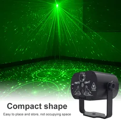 Faisceau Laser RGB LED, éclairage de scène, Disco, son activé, DJ, fête, effet Flash stroboscopique, Usb, projecteur d'alimentation 