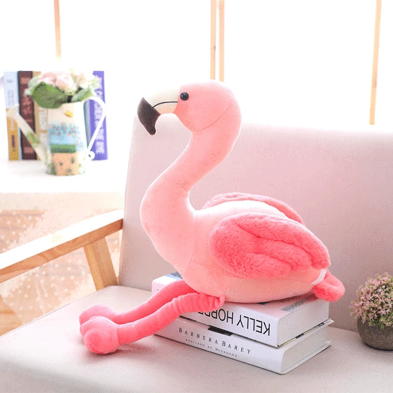 Flamingo Ins, фламинго, плюшевые игрушки для детей, детская кукла, подарок, милая мягкая плюшевая игрушка, Розовый фламинго, любовь, птица плюшевая игрушка для девочек - Цвет: Flamingo