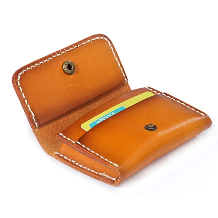 Мужской кожаный держатель для карт ручной работы винтажный | Багаж и сумки