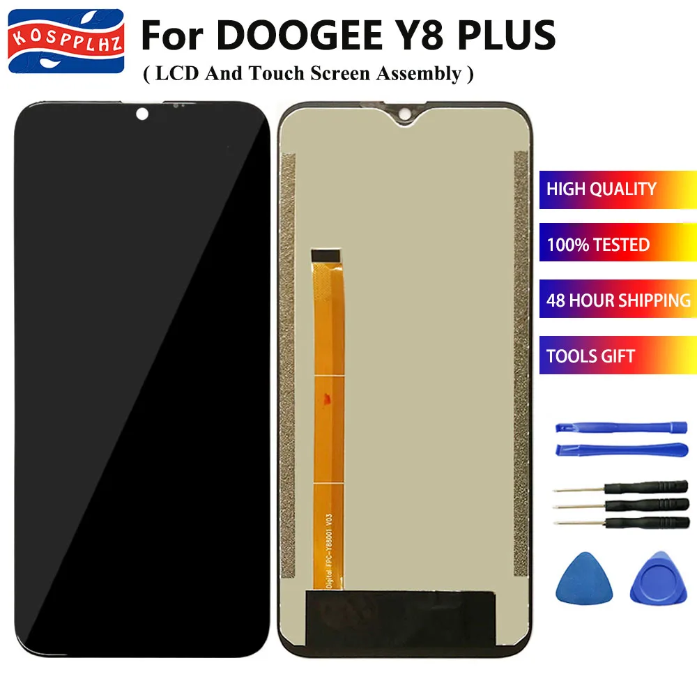 6,2" Для Doogee Y8 Plus ЖК-дисплей+ 720x1520 кодирующий преобразователь сенсорного экрана в сборе Замена Для DOOGEE Y8Plus Y8++ Инструменты