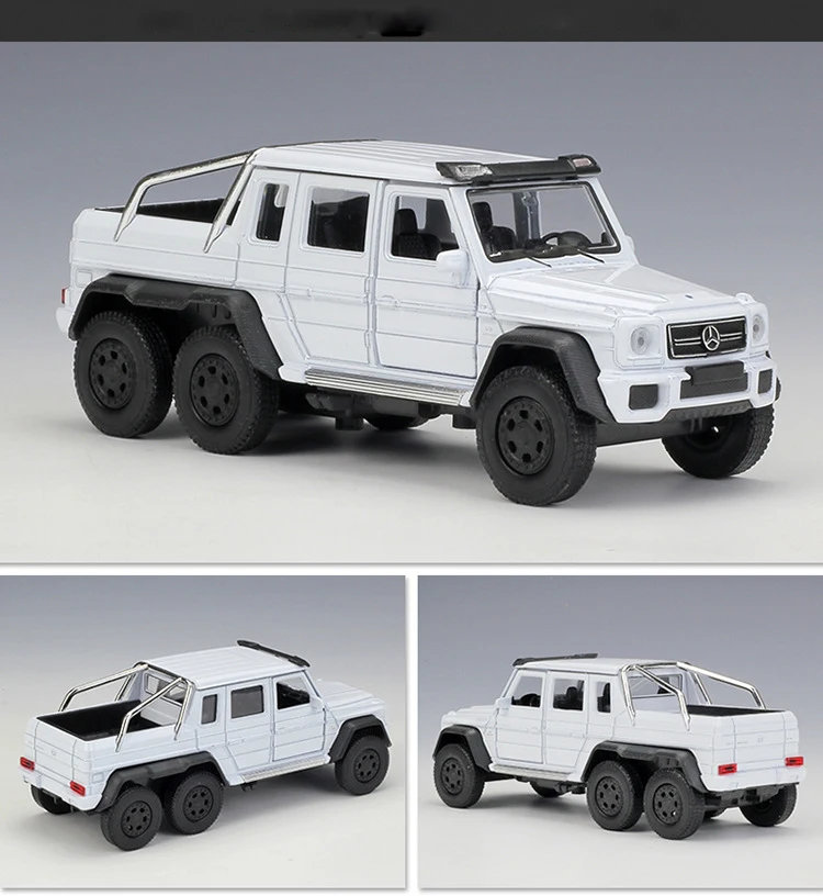WELLY 1:43 высокая имитация классическая модель игрушки Benz AMG 6X6 металлический грузовик автомобиль сплав Классическая вытянуть назад литья под давлением коллекция подарки
