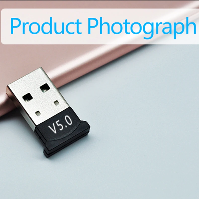 Bluetooth-адаптер 5,0 USB Настольный компьютер Бесплатный Bluetooth аудио приемник ключ Музыкальный Аудио приемник передатчик