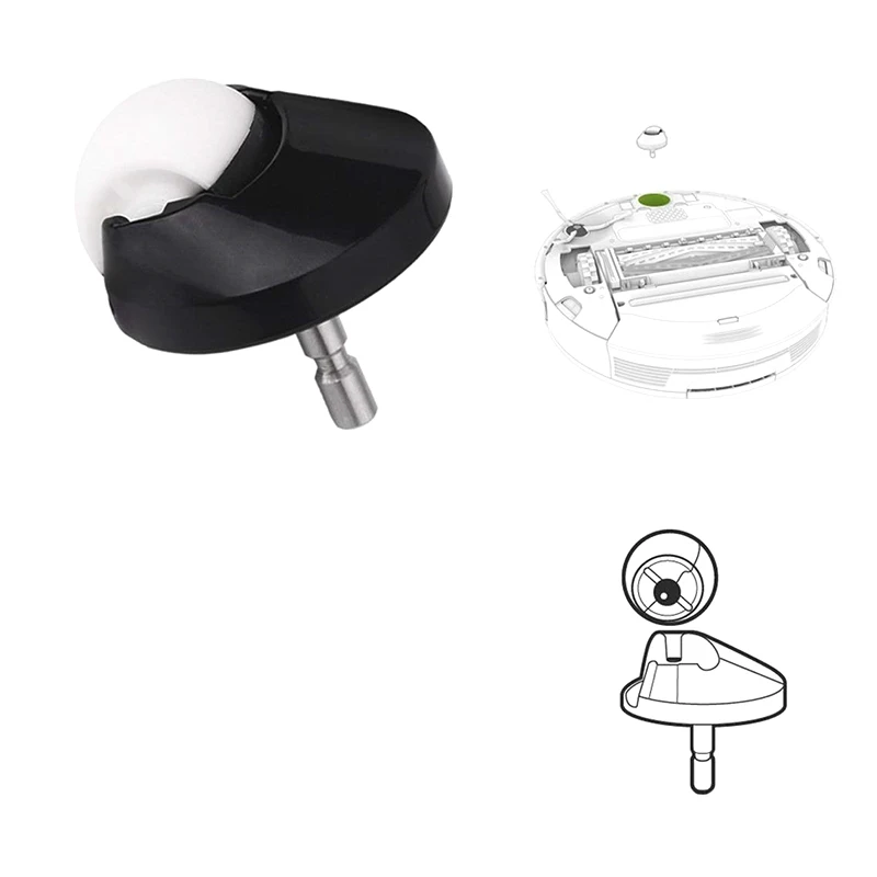 1 шт. переднее самоориентирующееся колесо для пылесоса Roomba 650 770 880 сменные колеса для Irobot Roomba серии 500600700800 и 900