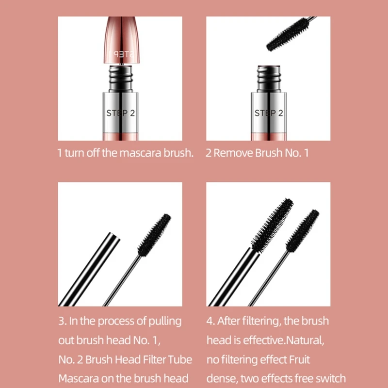 Wholesale Waterproof No Blooming Natural Eyelash Liquid Curling Slender Thick Eyelash Mascara Eye Makeup Cosmetic
