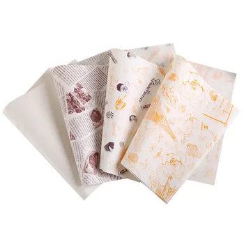 

KitchenAce 20pcs Wax Food Grade Grease Wrapping Paper Bread Sandwich Burger Fries Oilpaper Cake Gadget Cookie wrapper Gadgets