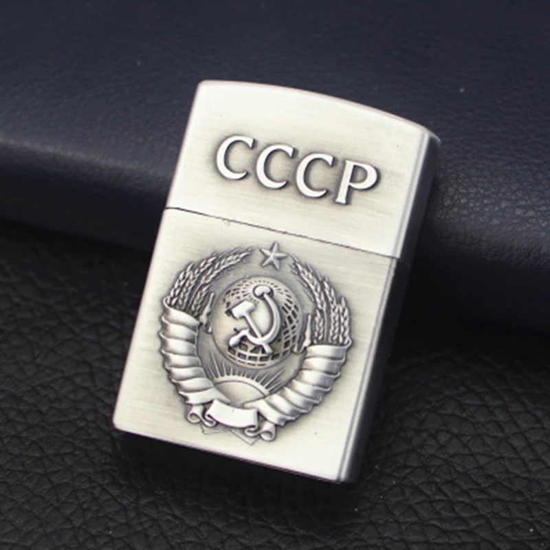 Винтажная рельефная Зажигалка на реактивных колесах, советская портативная сигарета, дымовая надувная Классическая Бутановая металлическая газовая зажигалка