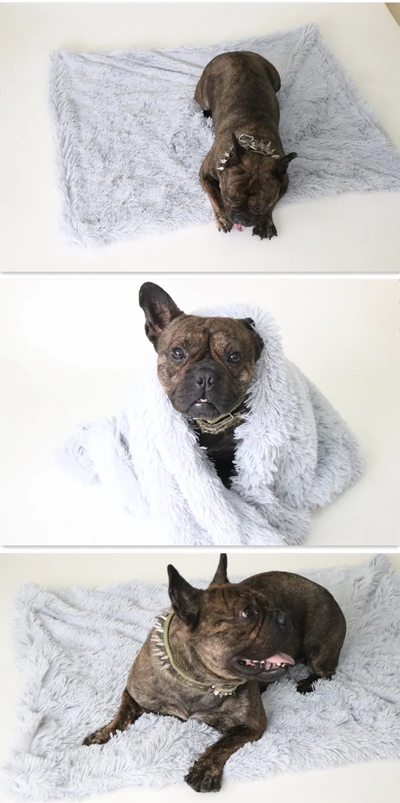 Собака Кошка Кровать длинные плюшевые одеяла мягкие чехлы для больших собак кошек коврики для собак спальный дом