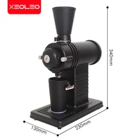 XEOLEO Filter coffee grinder 78mm shark tooth burr grinder 200W coffee bean grind machine 10 step coffee miller coffee maker 2