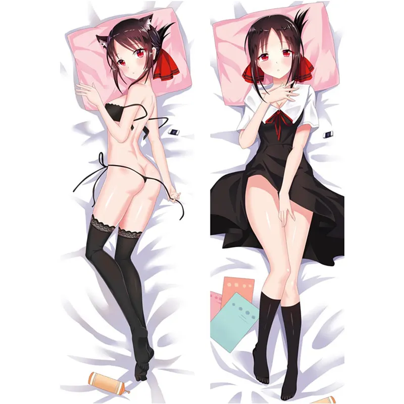 Peach skin Аниме kaguya sama: love is war наволочка Dakimakura сексуальная девушка 3D двухстороннее постельное белье обнимающие наволочки для подушек BM02 - Цвет: Peach skin