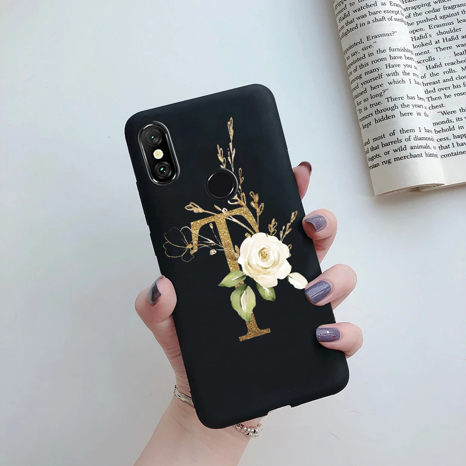 Чехол для Xiaomi Mi A2, A 2 Lite, A1, A 1, MiA2, MiA1, силиконовый бампер с милыми буквами, мягкий чехол-накладка для Xiaomi Mi 5X, 6X (art.: 3a3928c80da) - 3a3928c80da