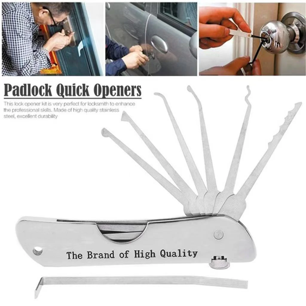 Other DIY & Tools Stainless Steel 6in1 Foldable Door Lock Opener
